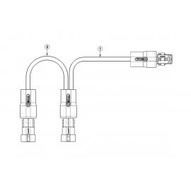 Connecting cable 2-way superseal